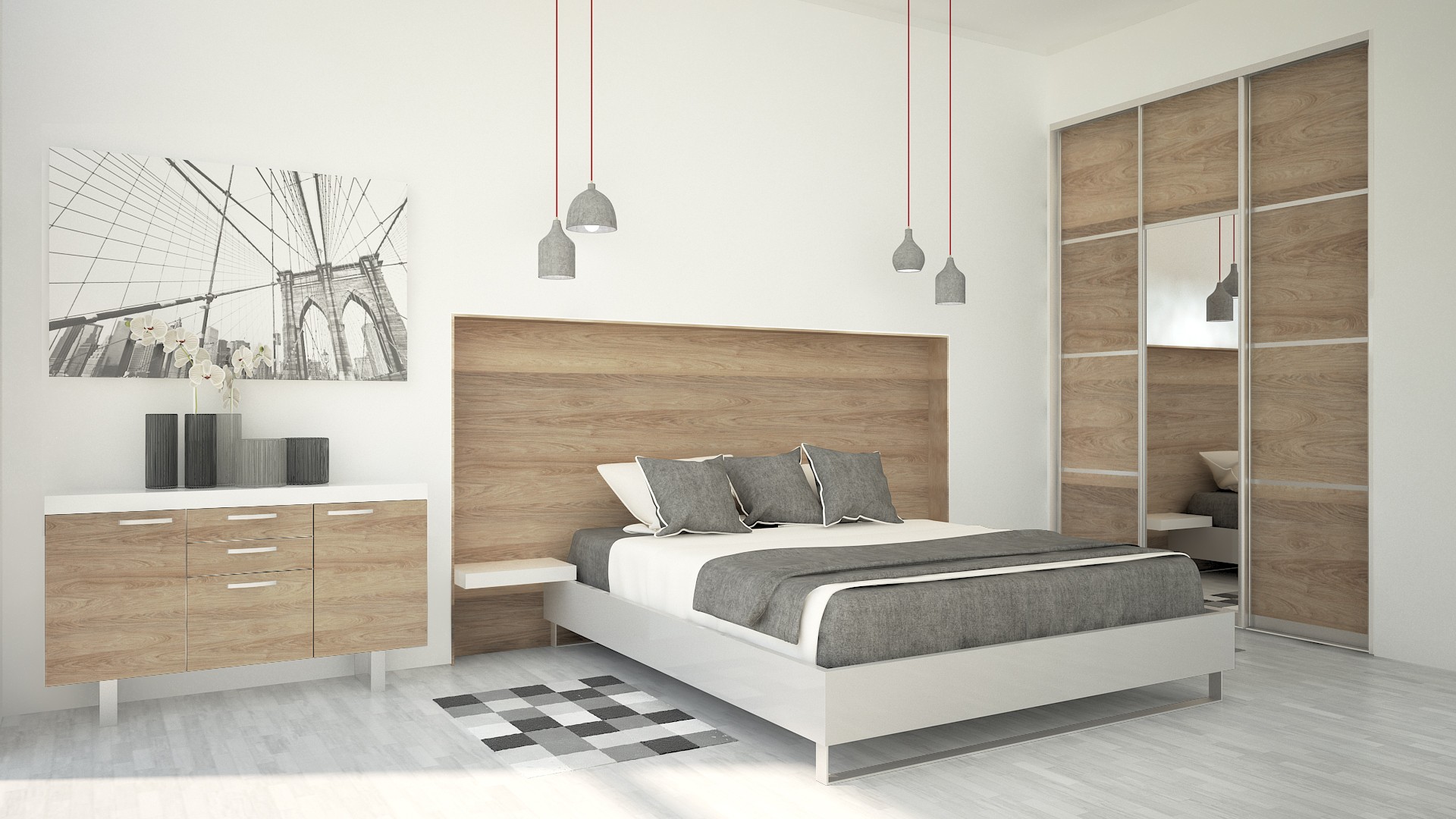 Konfigurator kolorów 3d - sypialnia